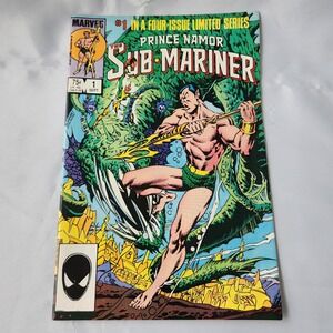 Sub-Mariner‎ Prince Namor #1 Marvel Comic Book Four-Issue Limited Series 1984 FN